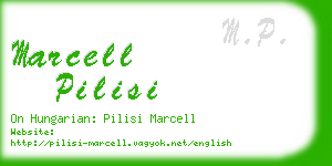 marcell pilisi business card